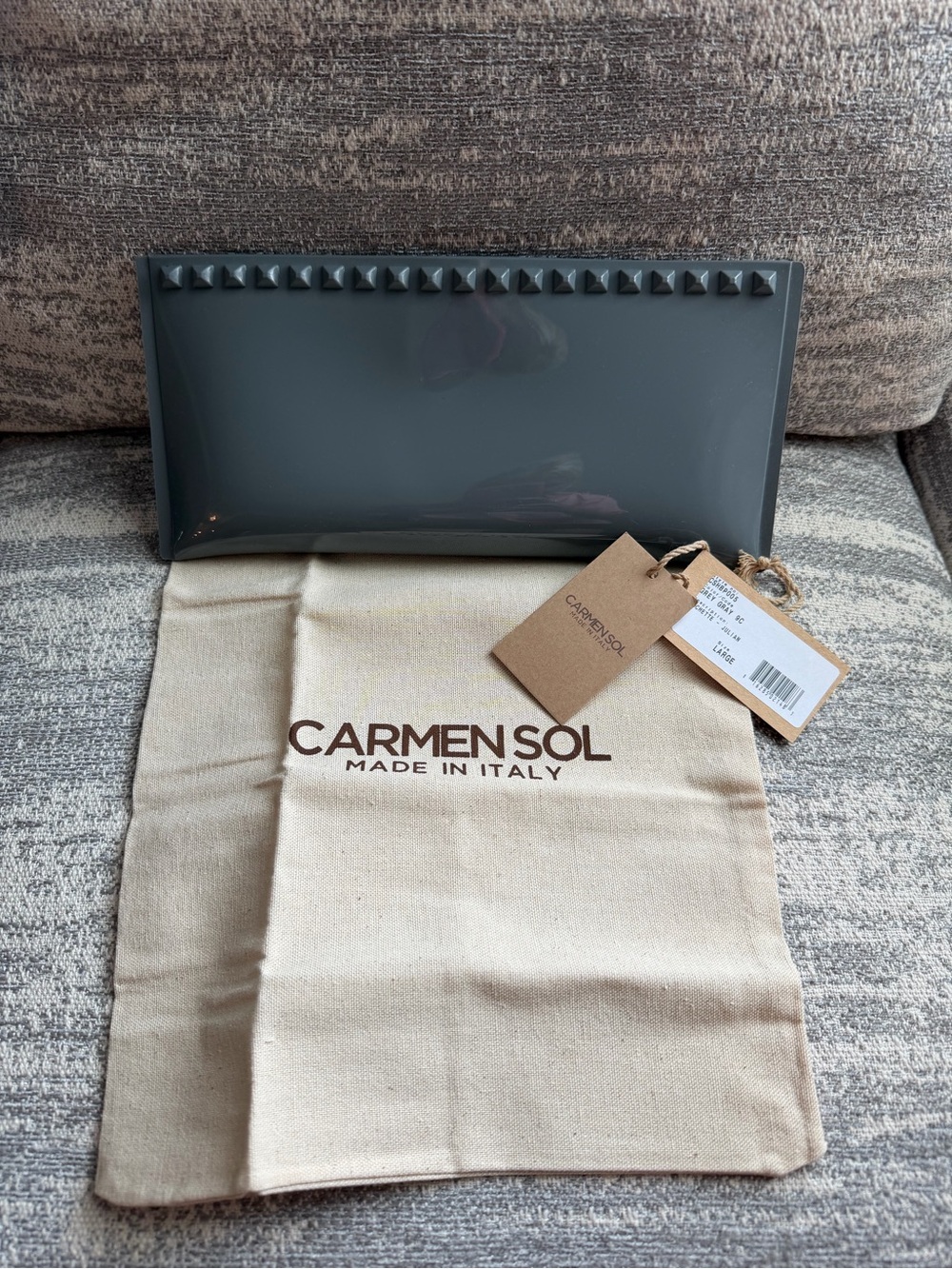 NWT Carmen Sol Juliette Studded Pochette